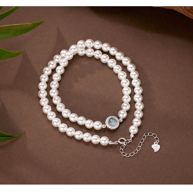 Ocean Star Gem Swarovski Pearl Necklace