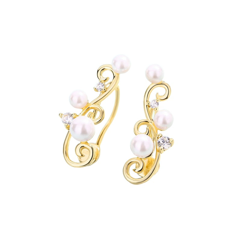 Pearl Climber Earrings