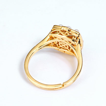 Box Pearl Ring Cage