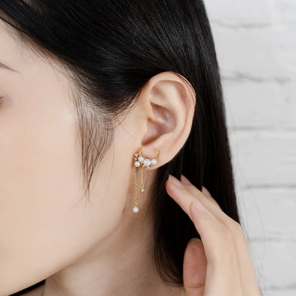 Moon And Star Earrings