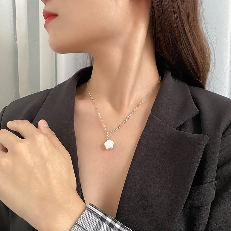 Baroque Pearl Pendant Necklace