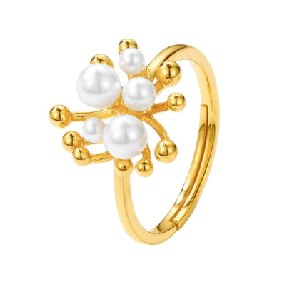 Pistil Cluster Pearl Ring