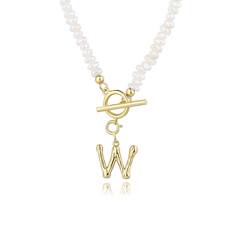 A to Z Gold Initial Pendant Necklace