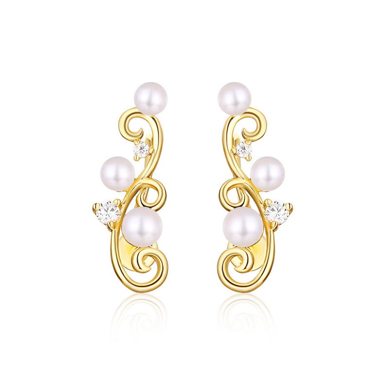 Pearl Climber Earrings