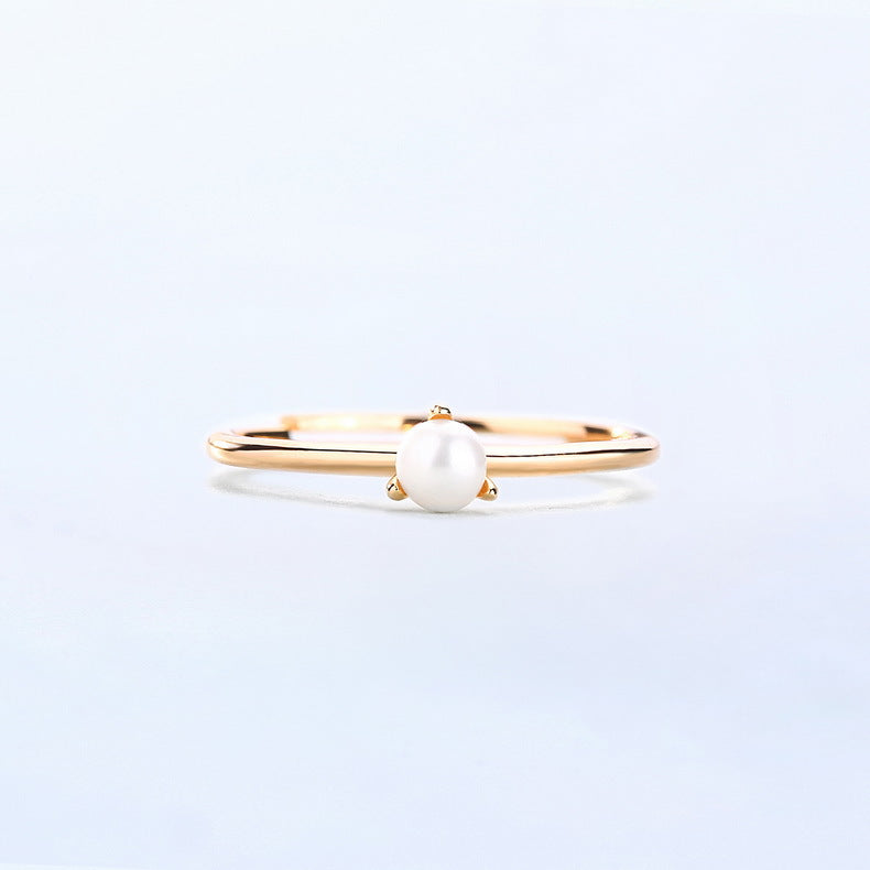 Simple Pearl Ring