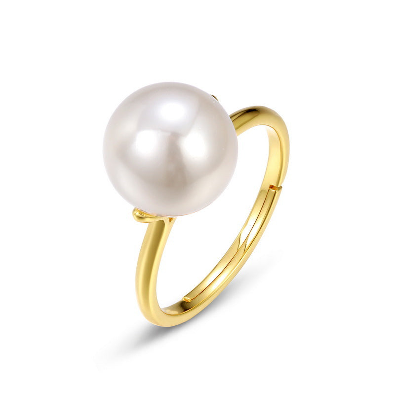 10mm Large Pearl Ring
