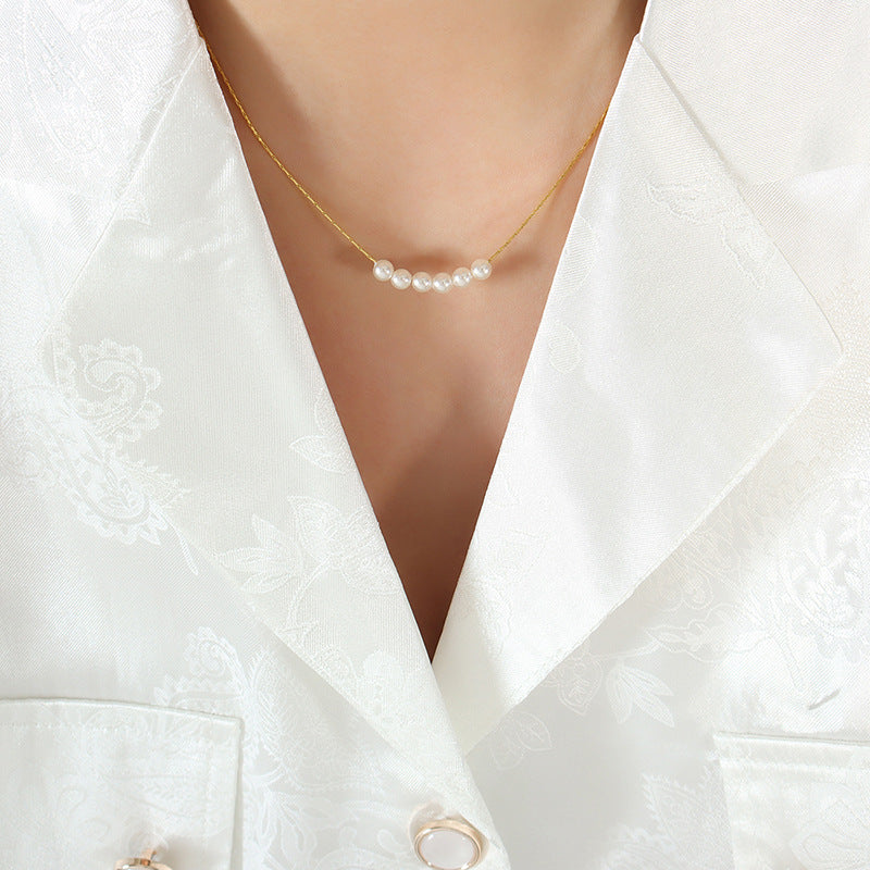 Floating Pearl Necklace