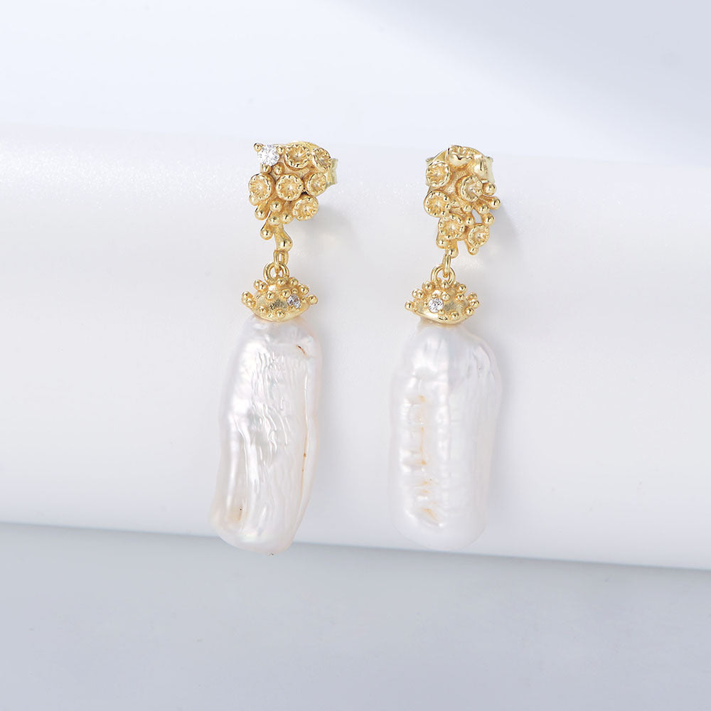 Baroque Pearl Earrings