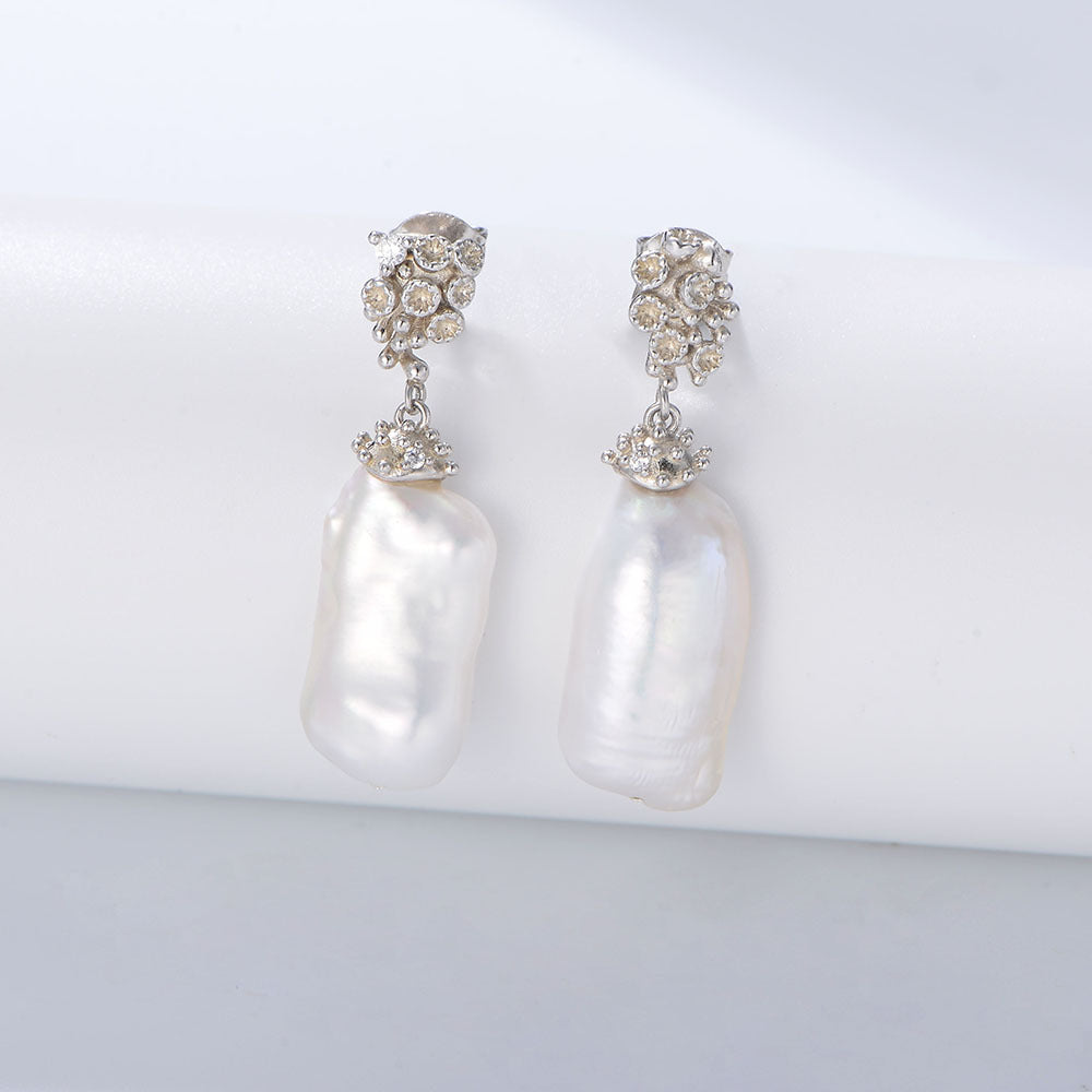 Baroque Pearl Earrings