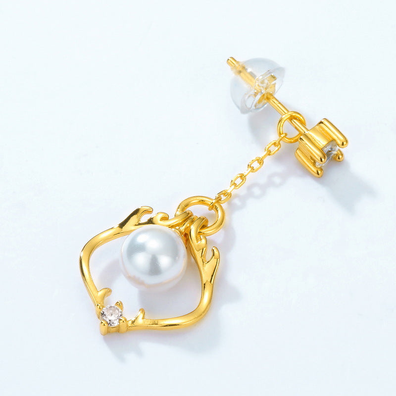 Pearl Drop Earrings Vintage