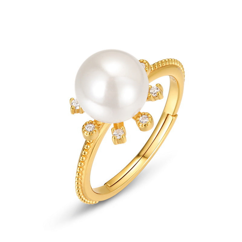 10k Gold Pearl Ring