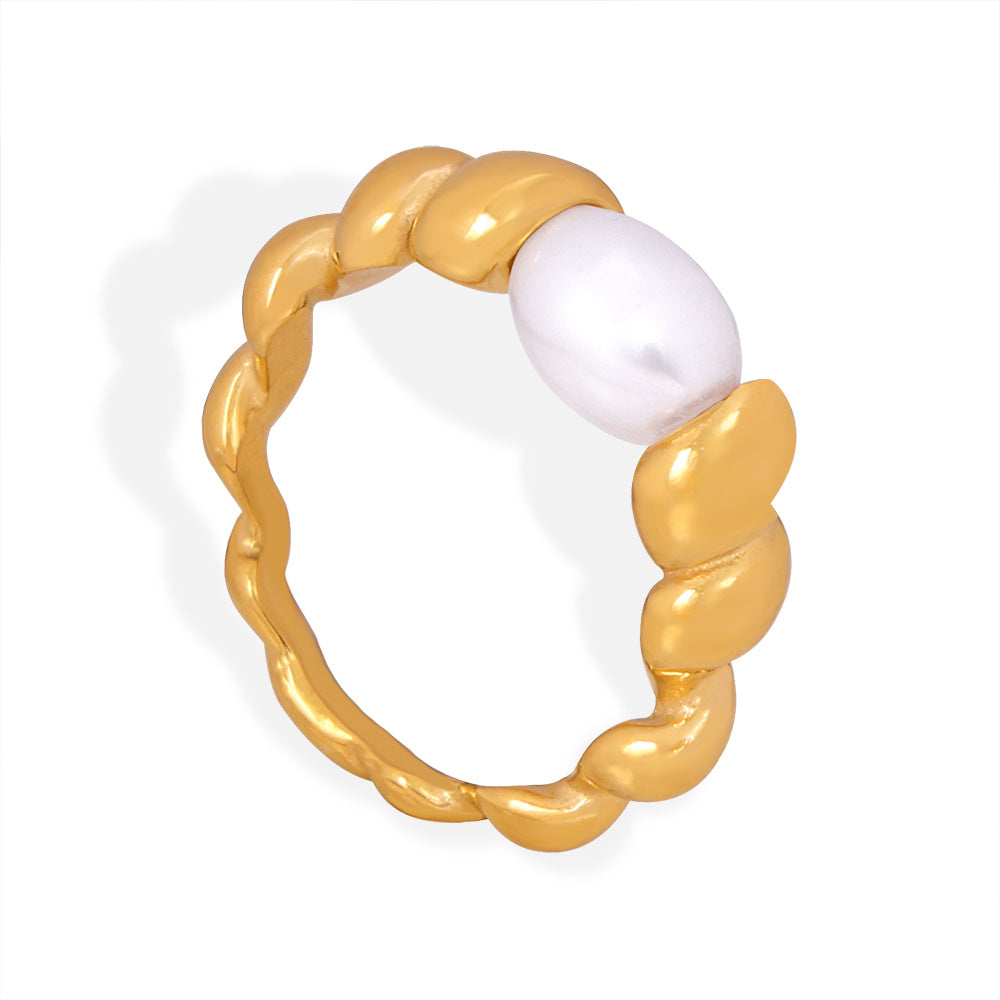 Vintage Fashion Freshwater Pearl Ring