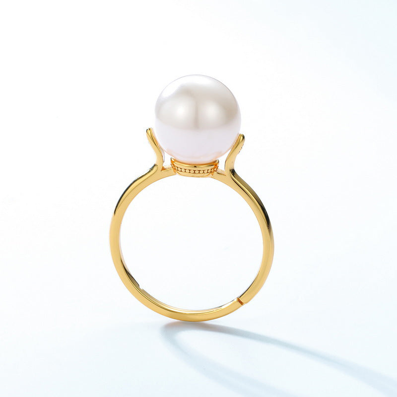 10mm Large Pearl Ring