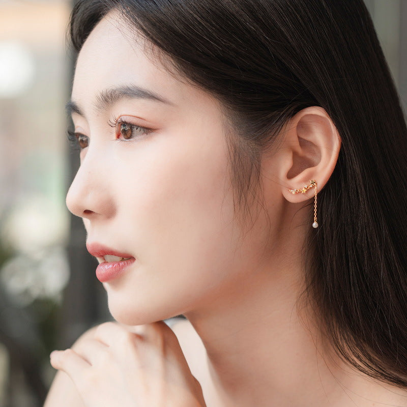 Detachable Star Climber Earrings